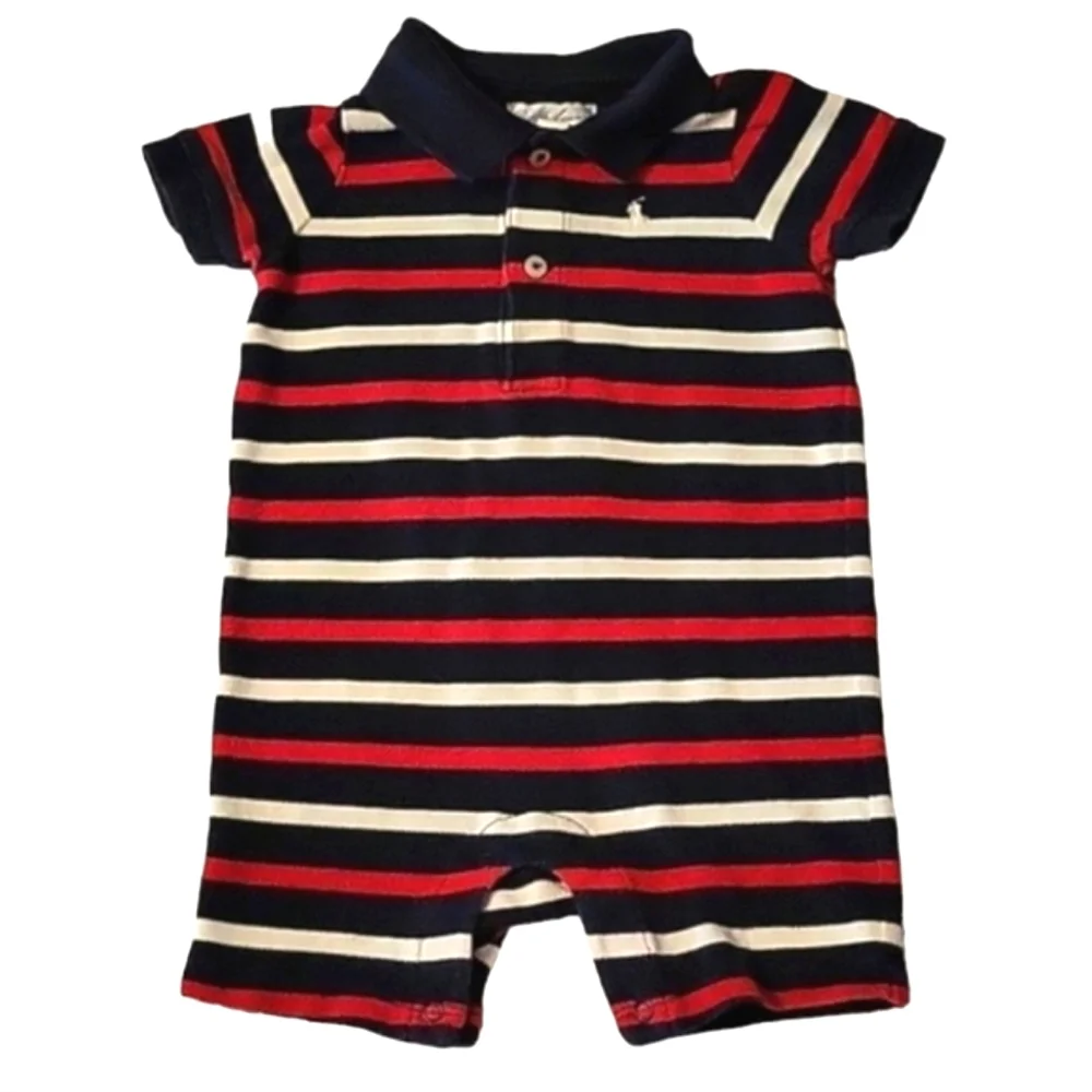 Ralph Lauren & NEW Carter's One-Piece Infant Romper Bundle